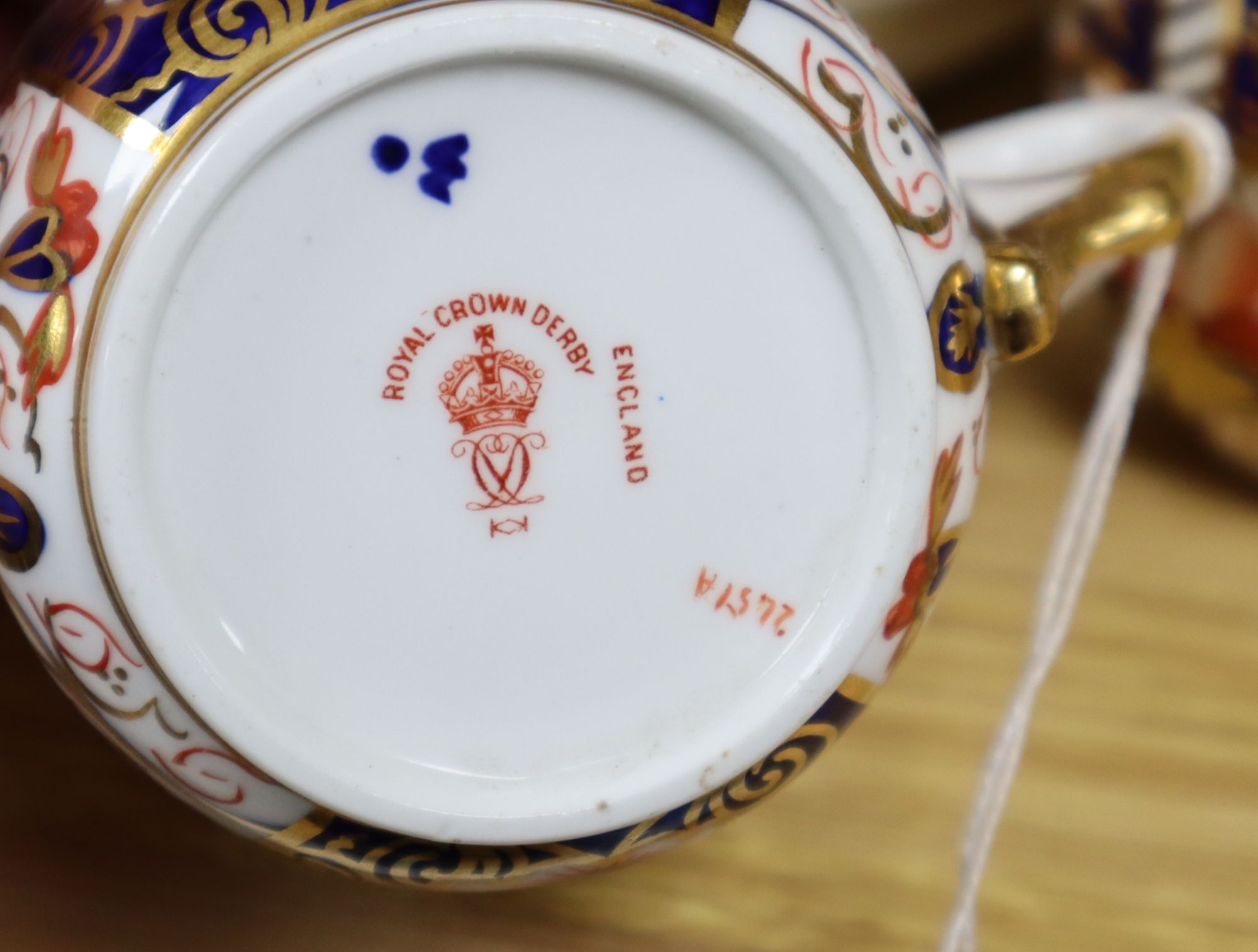 A Royal Crown Derby part tea service